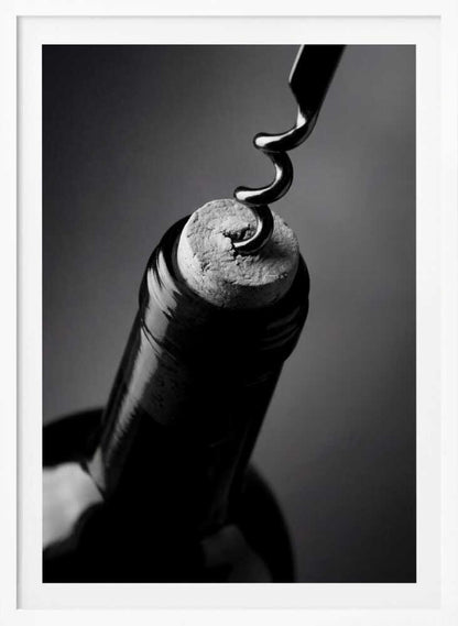 Wine Bottle Opening - Poster / Art Print