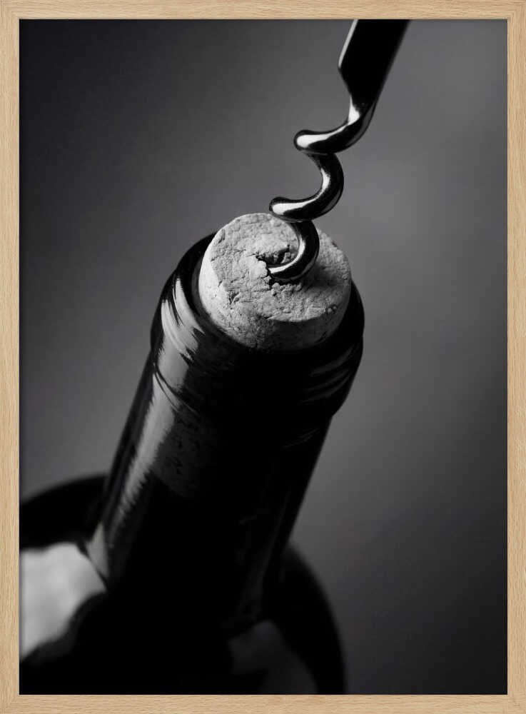Wine Bottle Opening - Poster / Art Print