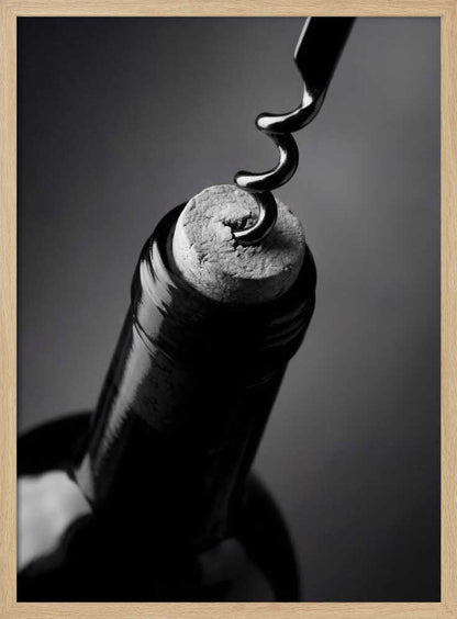 Wine Bottle Opening - Poster / Art Print