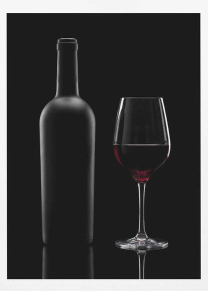 Wine In the Dark - Poster / Art Print