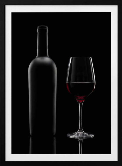 Wine In the Dark - Poster / Art Print