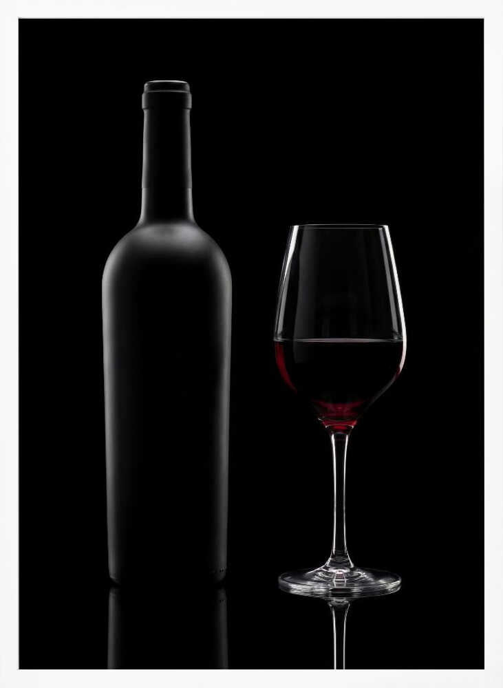 Wine In the Dark - Poster / Art Print