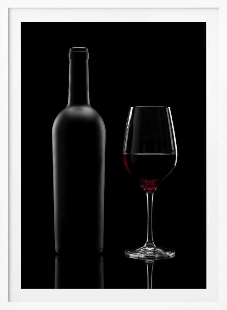 Wine In the Dark - Poster / Art Print