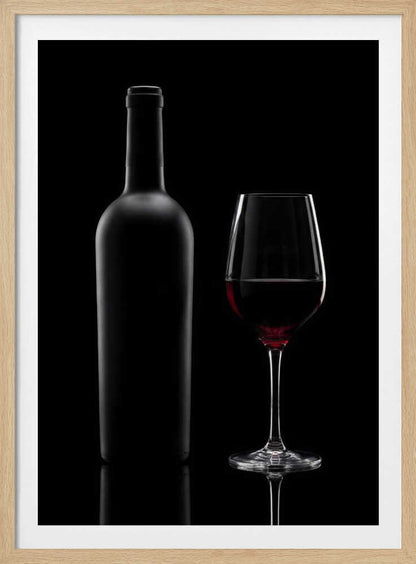 Wine In the Dark - Poster / Art Print
