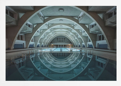 swimming @night - Poster / Art Print