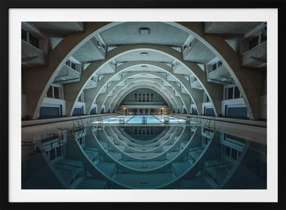 swimming @night - Poster / Art Print
