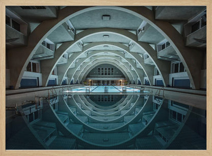 swimming @night - Poster / Art Print