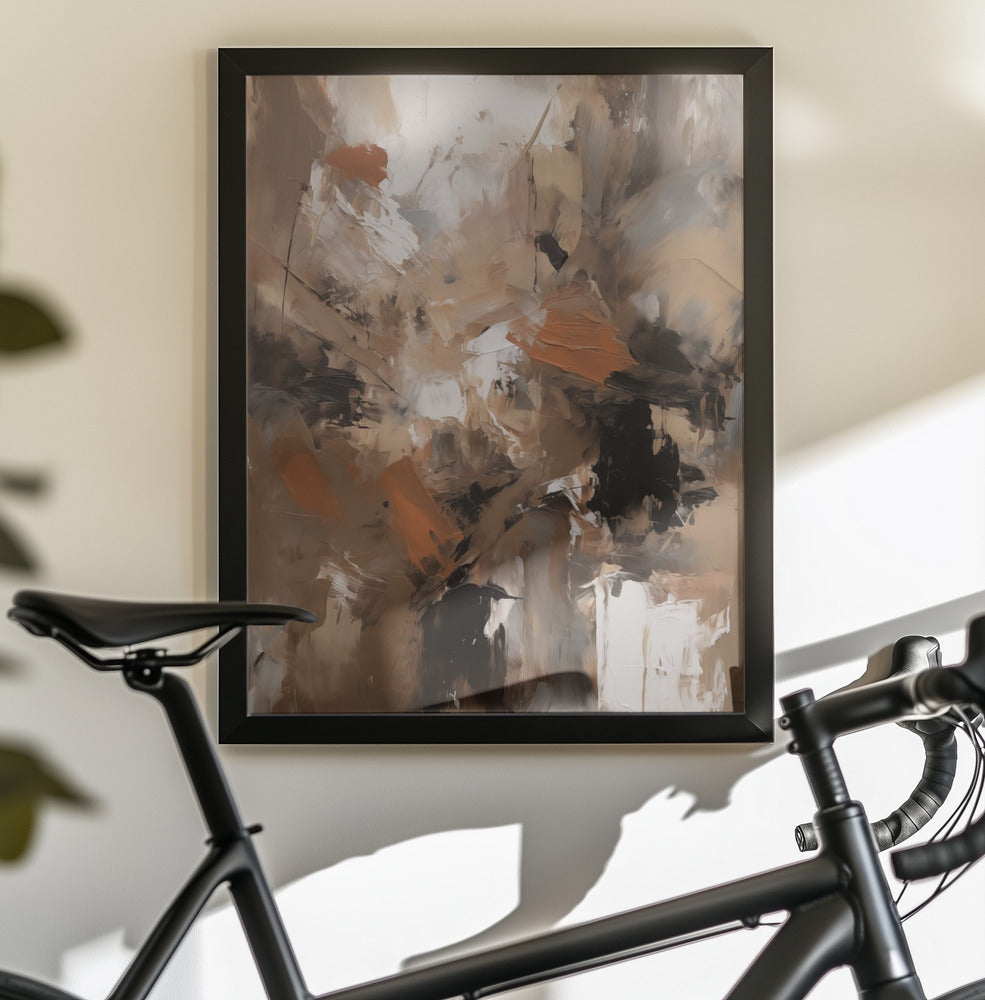 Abstract Mocha No 2 - Poster / Art Print - interiör