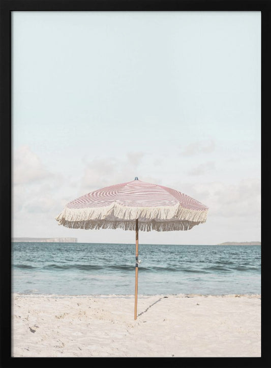 Pink Umbrella - Poster / Art Print