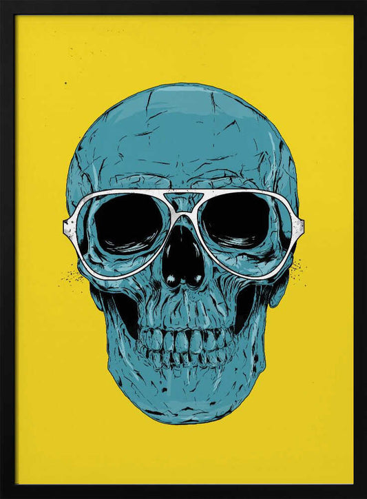 Blue Skull - Poster / Art Print