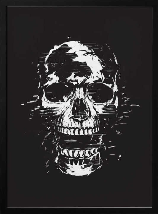 Scream (bw) - Poster / Art Print