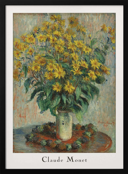 Jerusalem Artichoke Flowers - Poster / Art Print