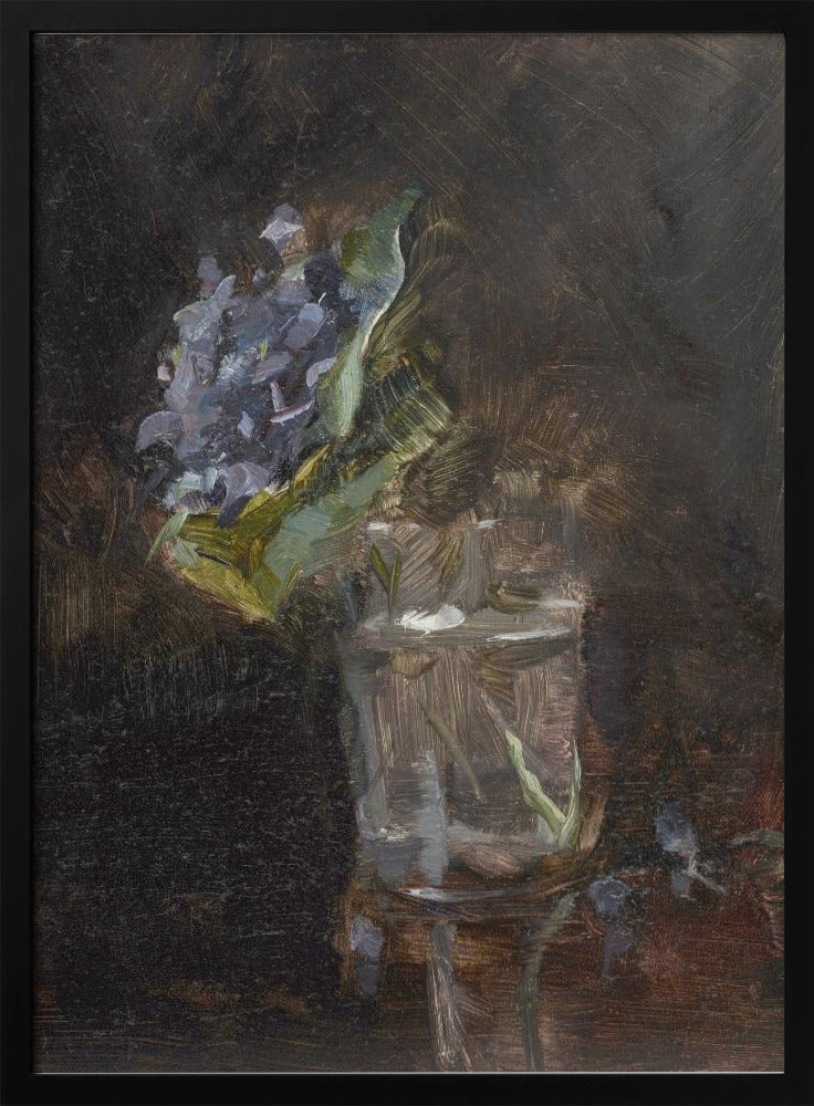 Bouquet of Violets In a Vase (1882) - Poster / Art Print