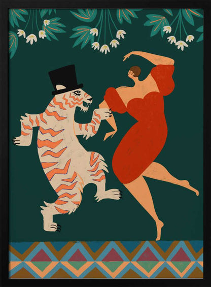 A Date With a Wild Cat - Poster / Art Print