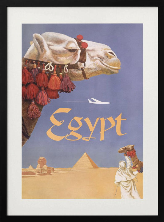 Egypt. Fly Twa (1960) Vintage Poster By David Klein - Poster / Art Print