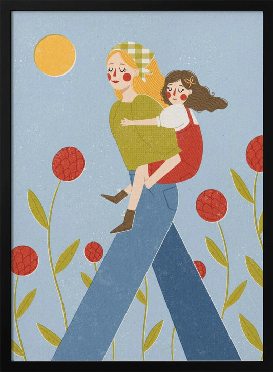Piggy Back - Poster / Art Print