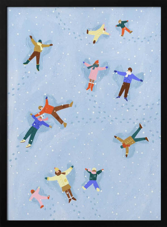 Snowy Angels Delight - Poster / Art Print