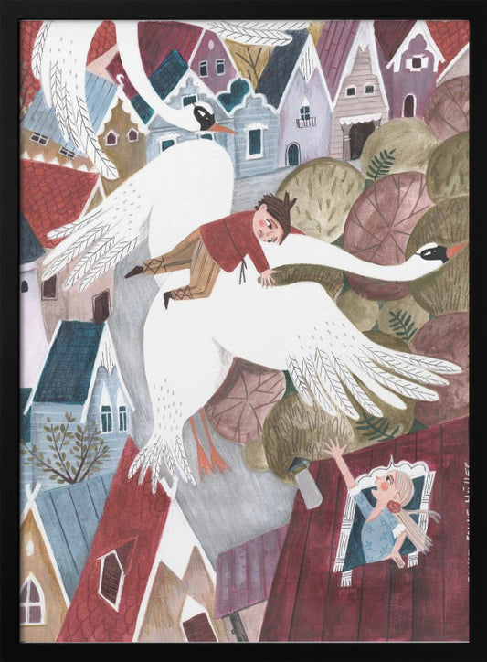 The magical wild geese - Poster / Art Print
