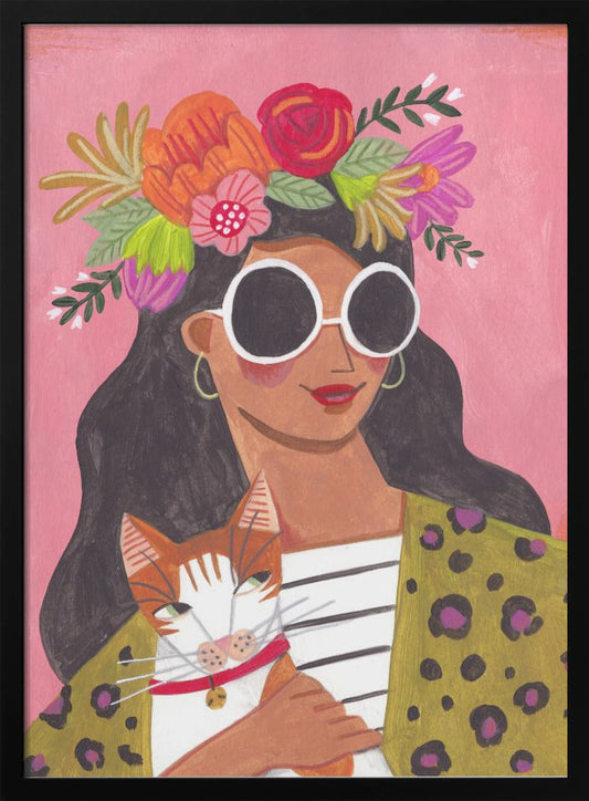 Cat Lady - Poster / Art Print