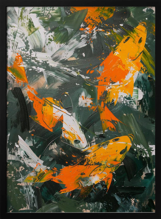 The Abstract Fishes - Poster / Art Print
