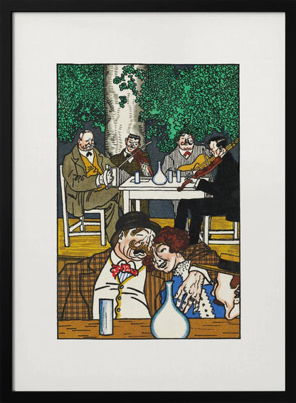At the Heuriger - Poster / Art Print