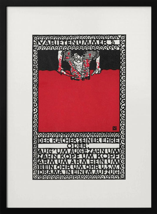 Variety Act 5  the Avenger of His Honor - Poster / Art Print