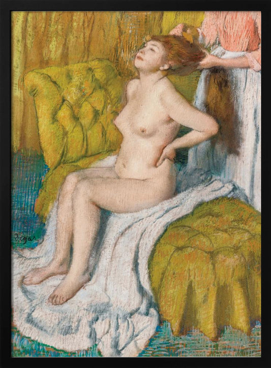 Nude Lady With Breast Showing - Poster / Art Print