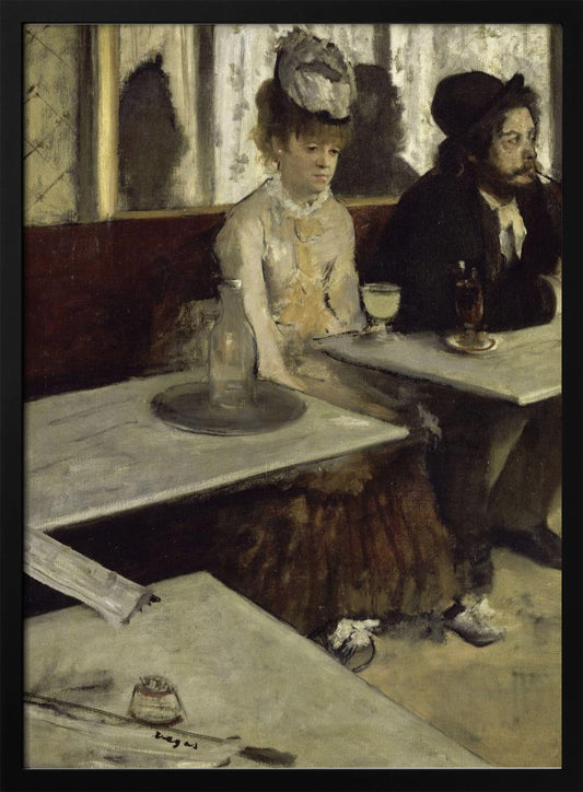 In a Café - Poster / Art Print