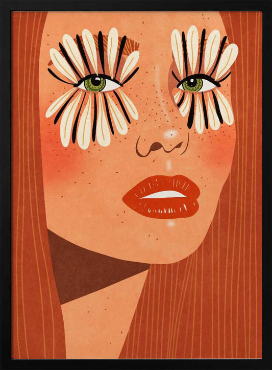 Flower Eyes - Poster / Art Print