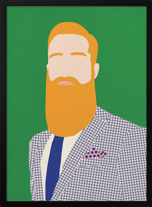 Men From Barber Shop - Poster / Art Print