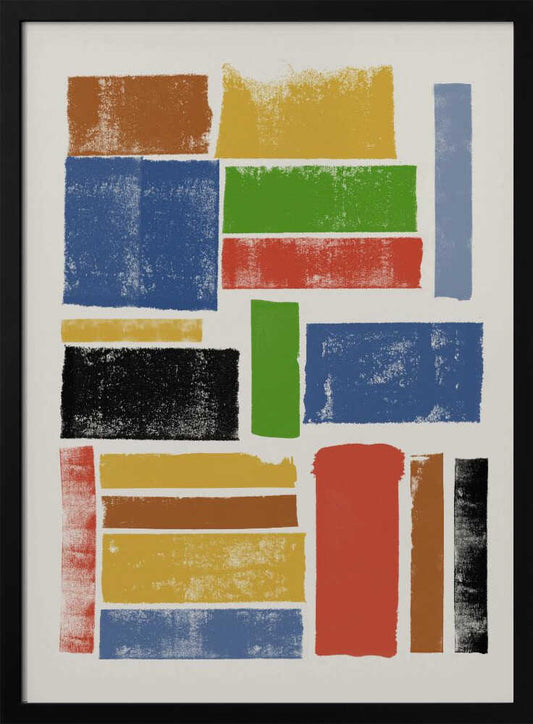 Color Block Harmony - Poster / Art Print