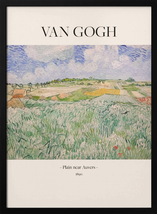 Plain Near Auvers - Poster / Art Print