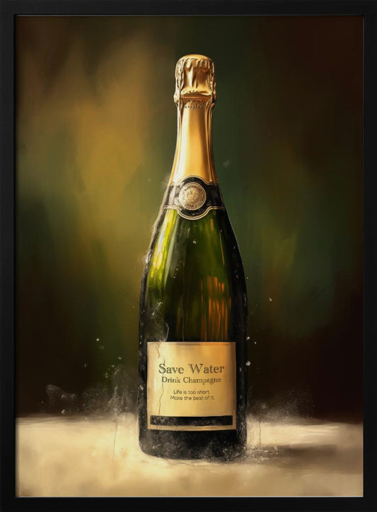 Drink Champagne - Poster / Art Print