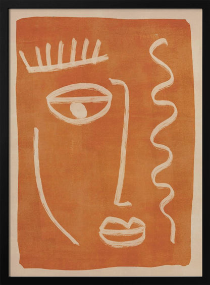 Abstract Face Portrait - Poster / Art Print