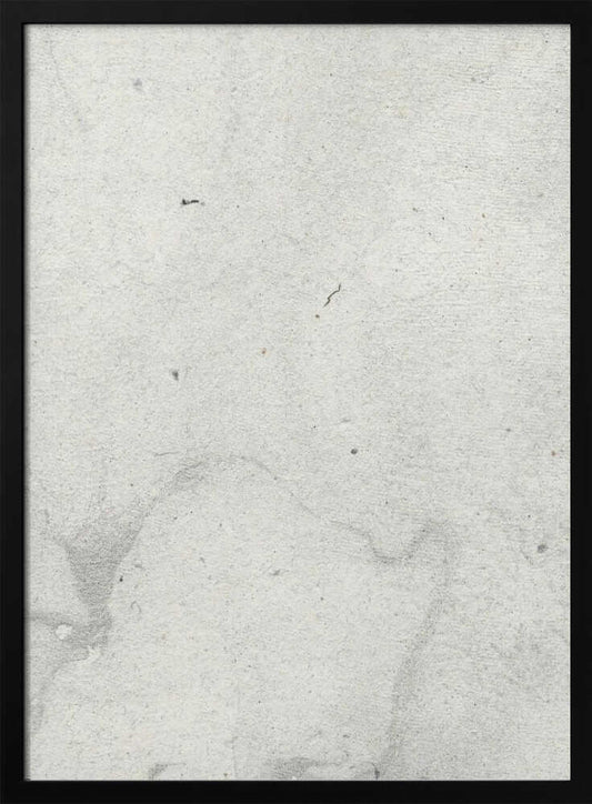 Minimalist art print of a light gray concrete texture, framed in black for a modern wall art look.