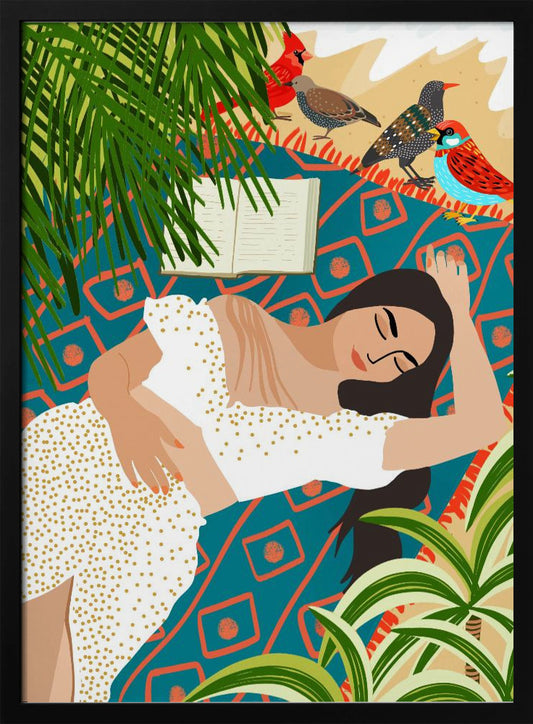 Beach. Read. Sleep. Repeat. - Posters / Art Prints
