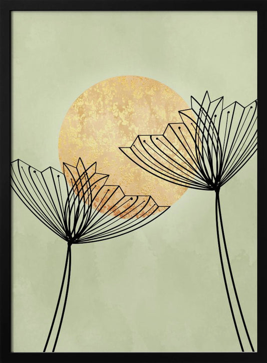 Abstract Botanical Art Print - Poster / Art Print