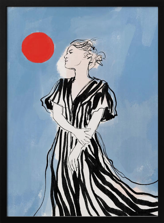 Serene Stripes - Poster / Art Print