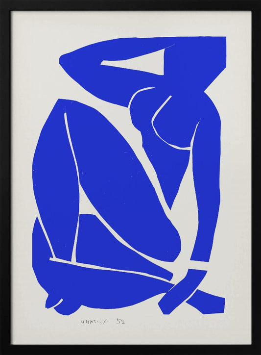 Nudo Blu III 1952 - Poster / Art Print