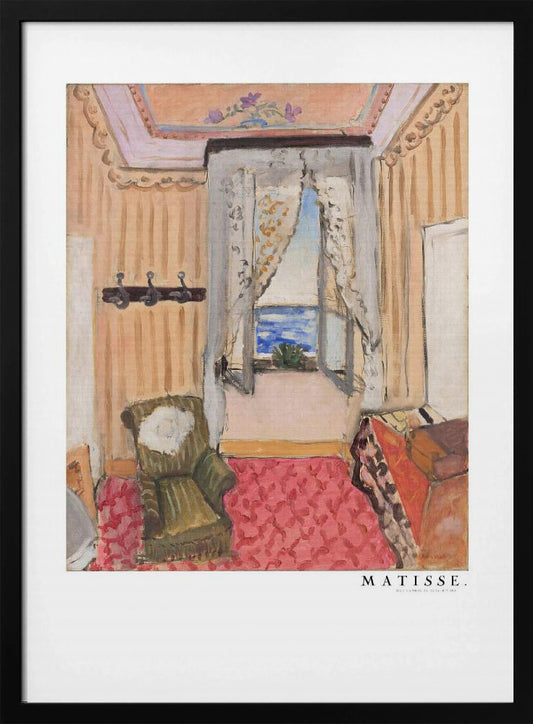 Ma Chambre Au Beau Rivage Boarder - Poster / Art Print