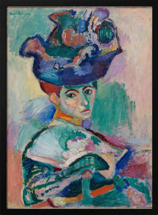 Woman With Hat - Poster / Art Print
