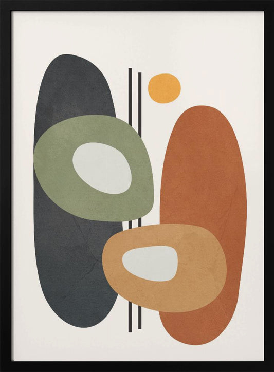 Geo Harmony Dance - Poster / Art Print