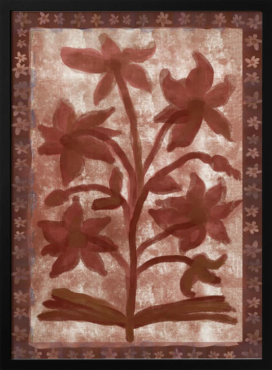 Floral Tapies - Poster / Art Print