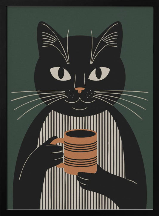 Morning Cat - Poster / Art Print