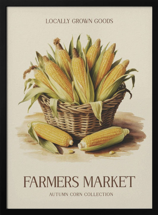 Farmers Market Corn - Poster / Art Print