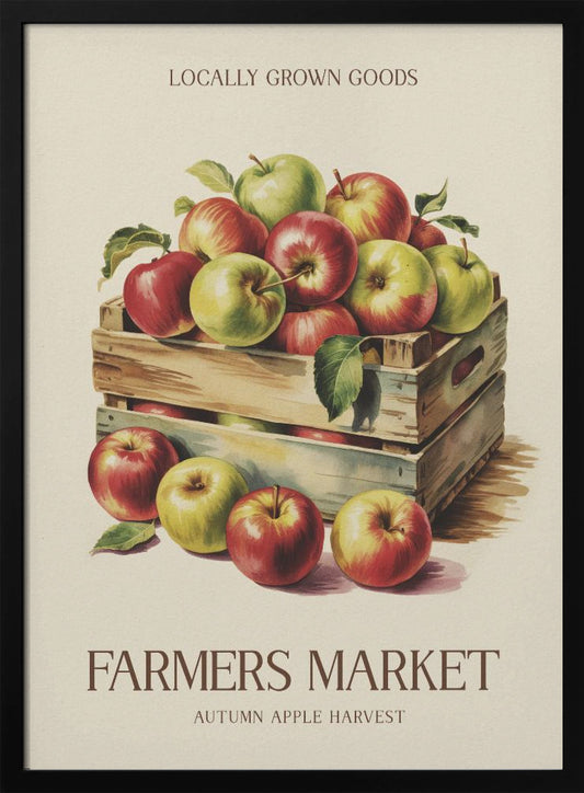 Farmers Market Apple - Poster / Art Print
