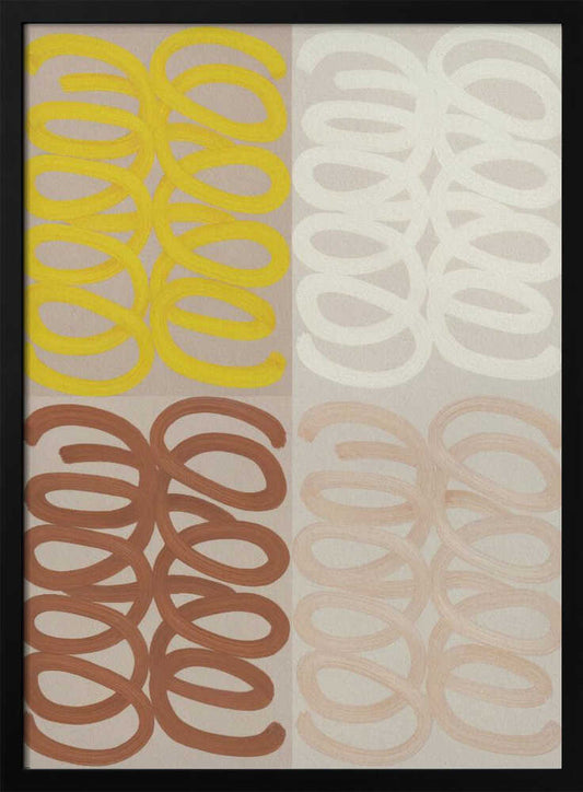 Quadrants of Loops - Poster / Art Print