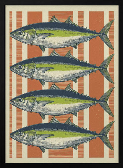 Four Fishes - Poster / Art Print