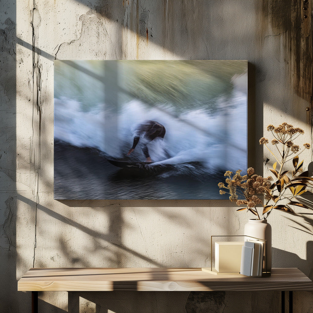 In the wave - Poster / Art Print