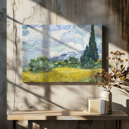 Wheat Field With Cypresses - Poster / Art Print